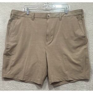 Men's Apt. 9 Premier Flex Performance Shorts, 8" Inseam, Size 42, Beige ‎ NWT
